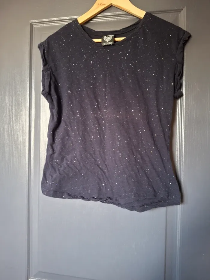 Tee-shirt paillettes