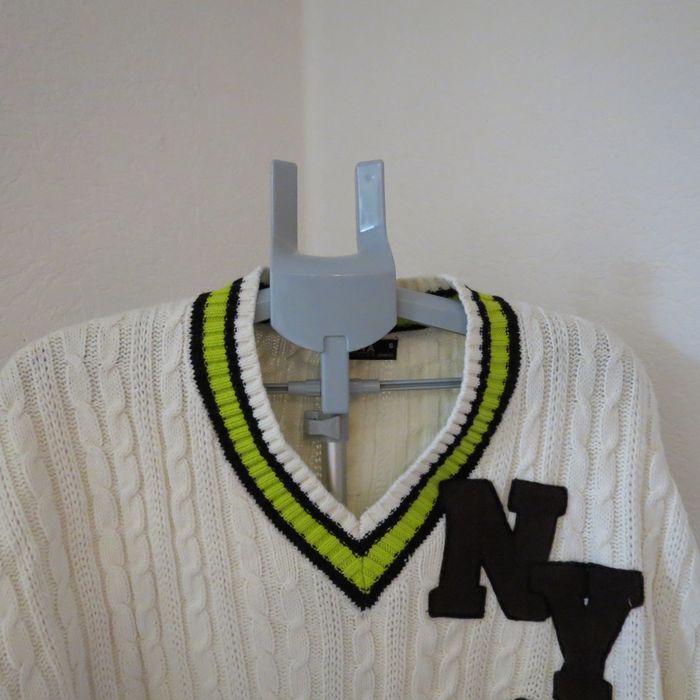 Pull oversize col V style varsity FB Sister 🤩 S / 36 / 8·Très bon état - photo numéro 3