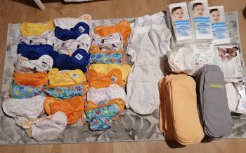 Lot 22 couches lavables coolababy