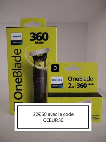 Tondeuse One blade 360 + Lames