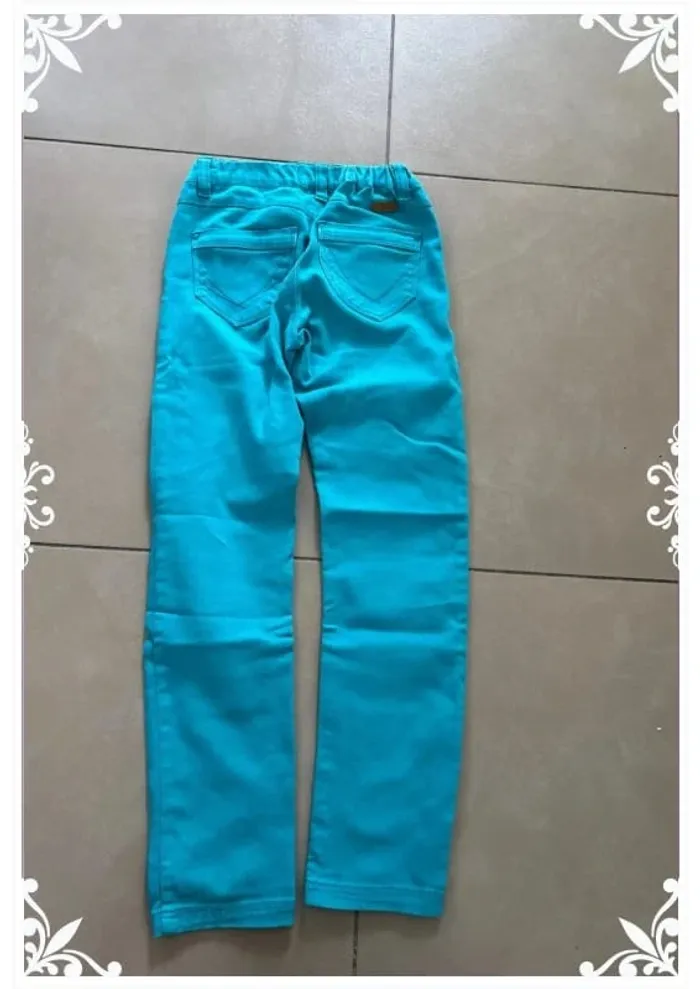 Jean bleu slim enfant fille taille 8 ans name it - photo numéro 5
