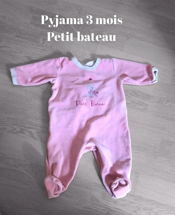 Pyjama 3 mois petit bateau