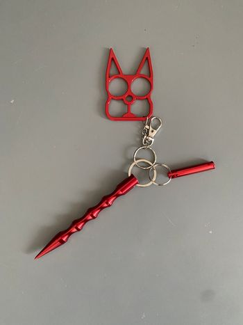 Lot porte clés autodéfense