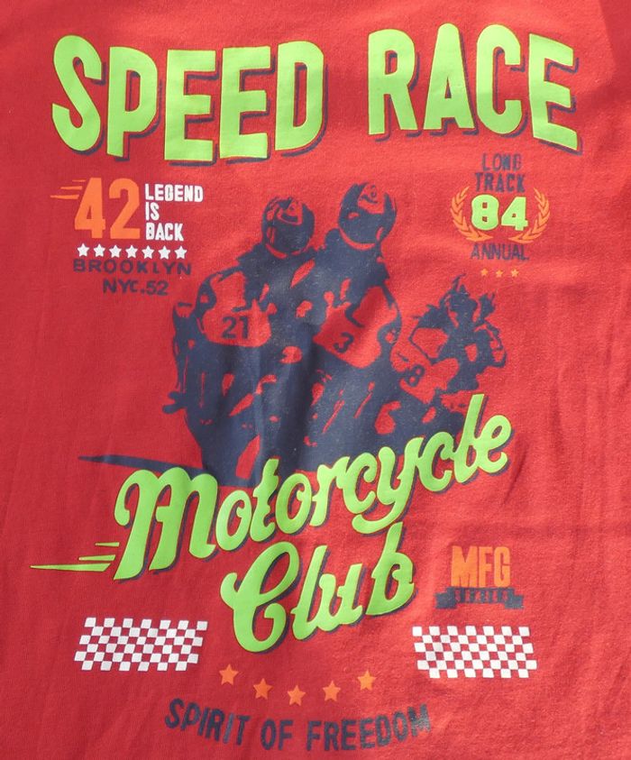 Tee shirt manches longues garçon 7-8 ans - photo numéro 2