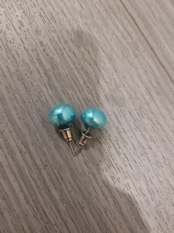 Paire  boucles- d'oreilles fantaisie Turquoise🎀