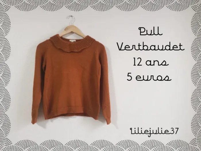 Pull Vertbaudet 12 ans