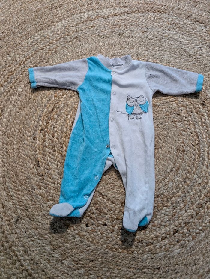 Lot de 4 pyjamas en velours – 3 mois (60cm) - photo numéro 8