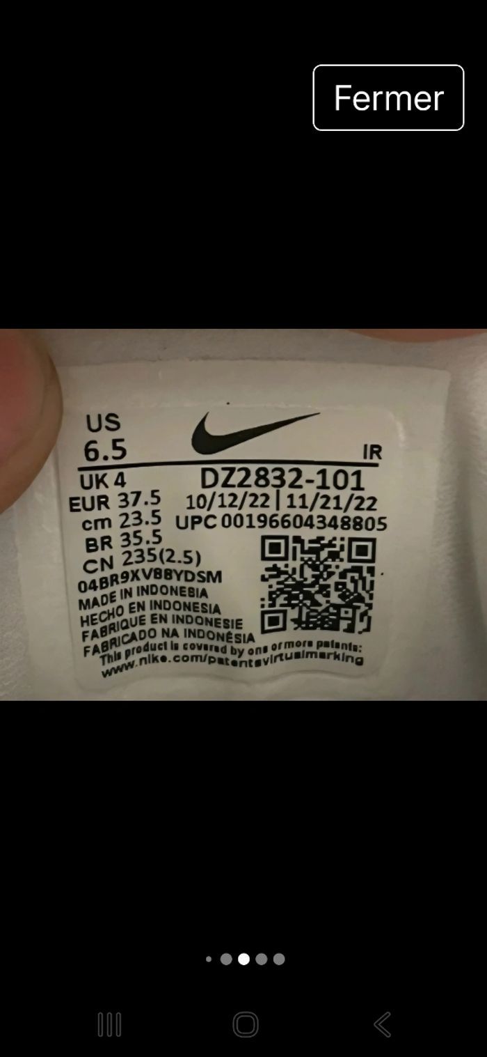 Nike Air Max Premium Pale Vanilla 37.5 - photo numéro 8