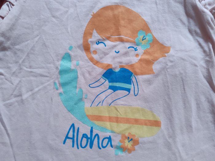 T-shirt manches courtes bébé fille Tex 23 mois - photo numéro 2