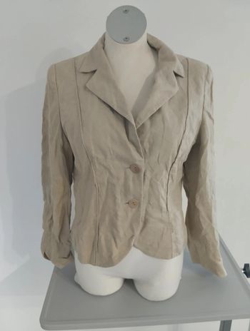 Haut de tailleur en lin femme