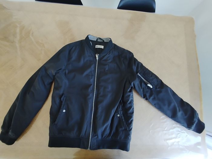Manteau bombers noir, H&M, T12A - photo numéro 2