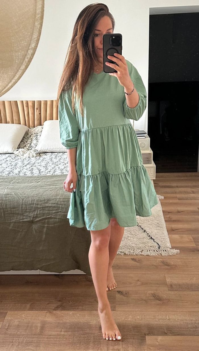 Robe Zara vert d’eau 🥝 - photo numéro 3