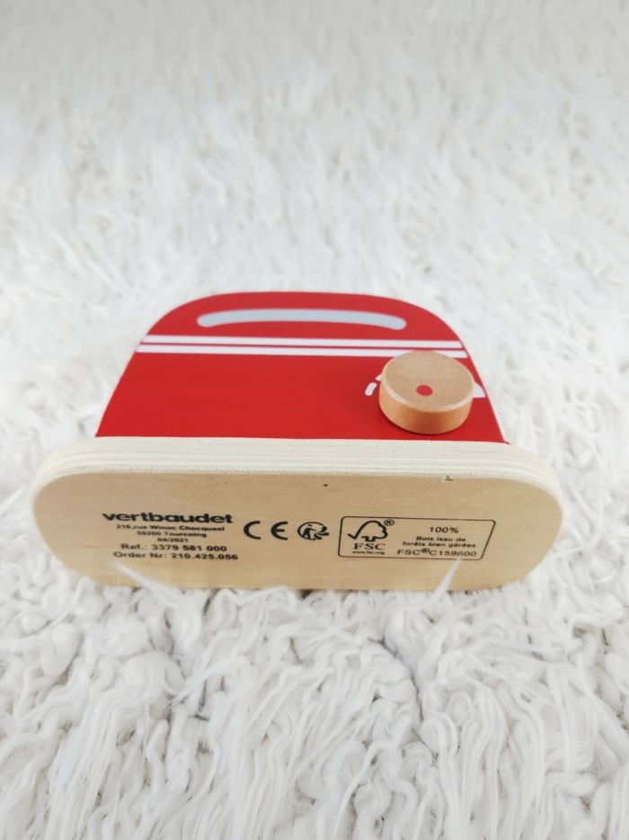 Set toaster en bois marque Vertbaudet 🎅 - photo numéro 2