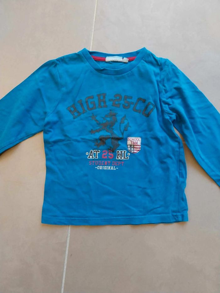 Tee shirt bleu T4A - photo numéro 2