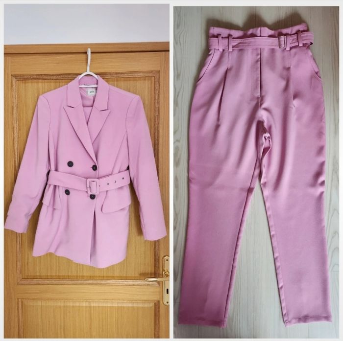 Ensemble tailleur rose