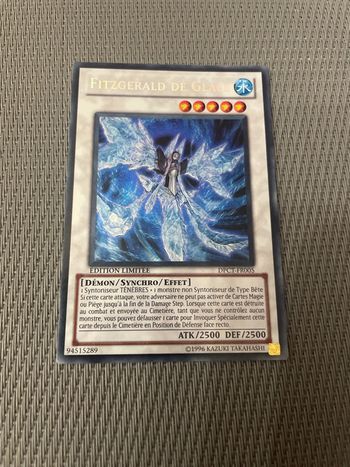 Carte Yu-Gi-Oh ! Fitzgerald de Glace DPCT-FR005  1ére édition FR