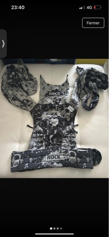 Porte bébé écharpe de portage fidela 