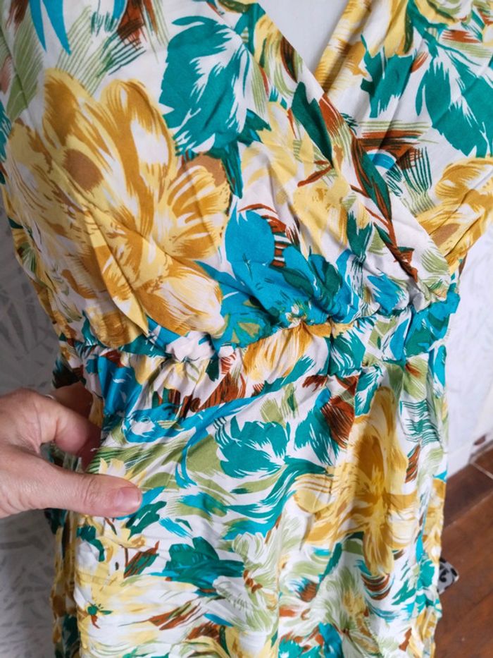 Magnifique robe longue été femme marque H&L taille S M 36 38 - photo numéro 8