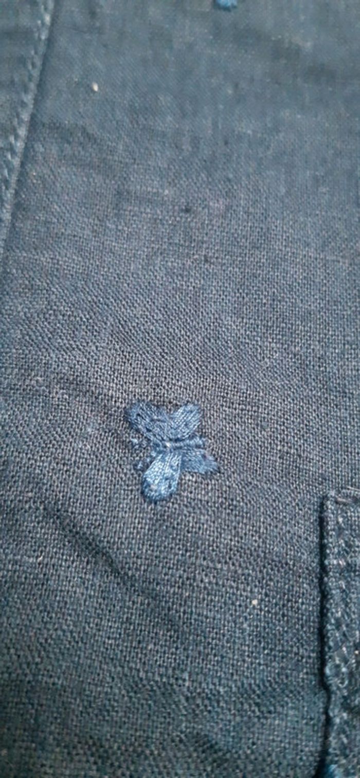 Robe Jacadi marin bleu abeille broderie 18 mois été - photo numéro 2