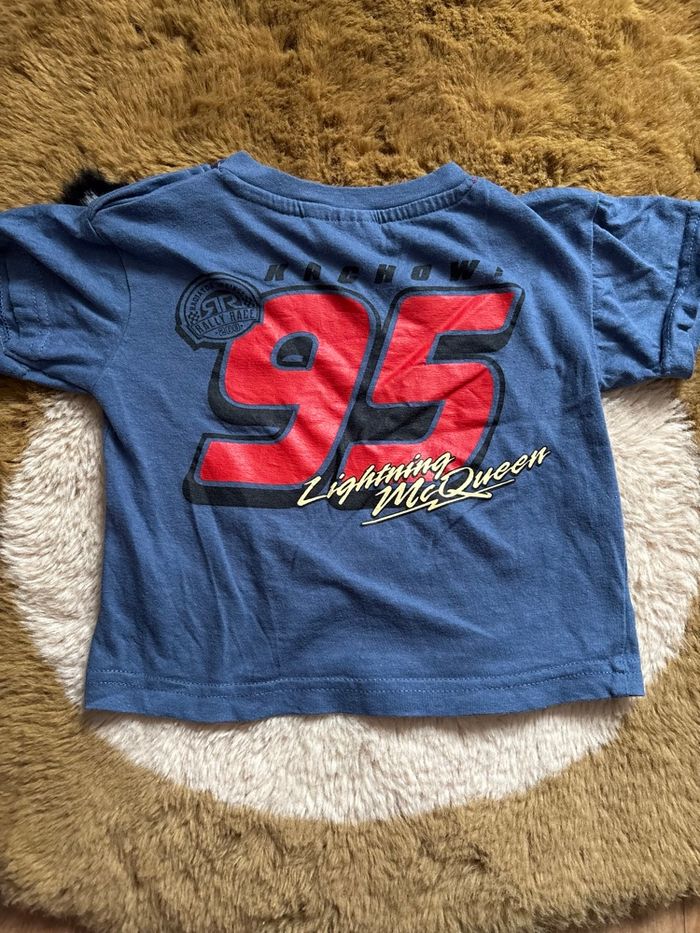 Tee shirt bleu CARS Disney t.12m - photo numéro 2