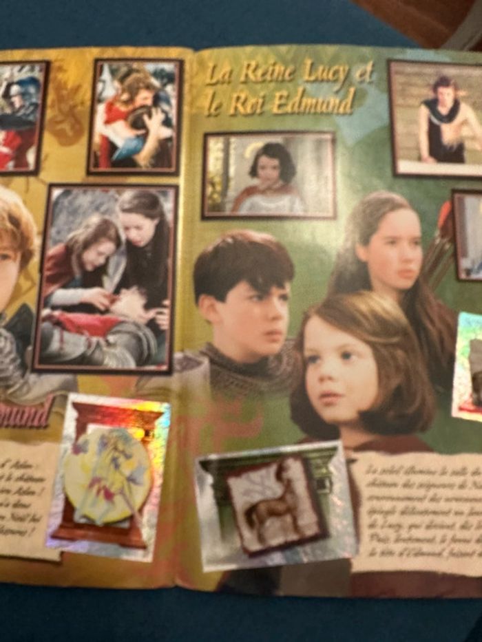 Album livre Panini complet stickers autocollants Narnia Le monde de Chapitre 1 lion sorcière - photo numéro 8
