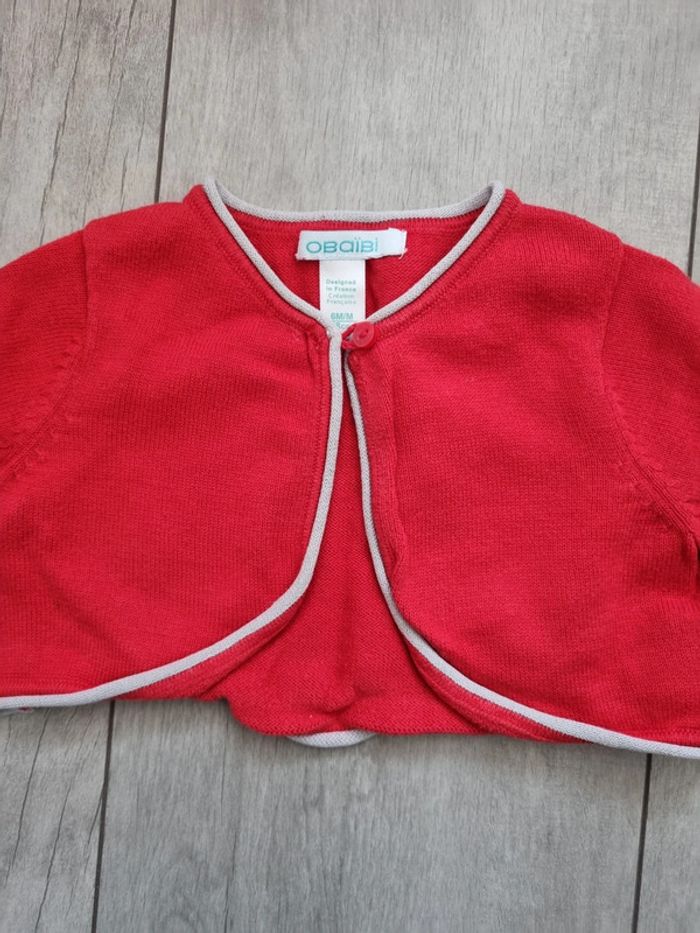 Boléro rouge - photo numéro 3