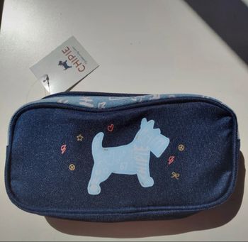 Grosse trousse, 2 compartiments, chipie