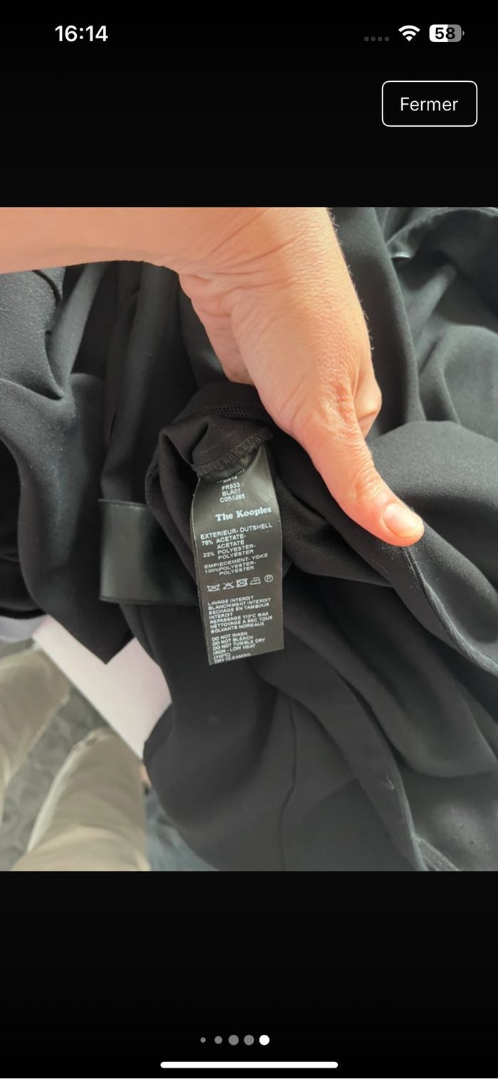 Robe noire The Kooples S - photo numéro 5