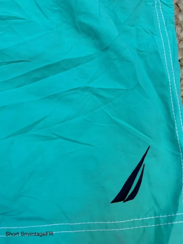 Short de Bain Nautica Turquoise Homme Taille XL | Très Bon État | Swimwear Été – SM949 - photo numéro 5
