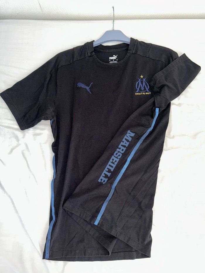 T-shirt à manches courtes foot Olympique de Marseille en coton - photo numéro 4