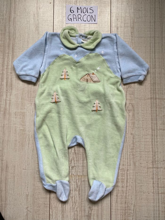 Grenouillère à manches longues hiver montagne