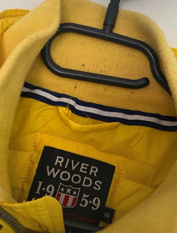 Doudoune sans manche jaune River Woods taille 14 ans - photo numéro 4