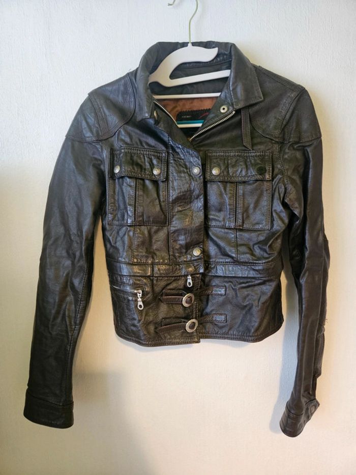 Veste en cuire Cueros Koux