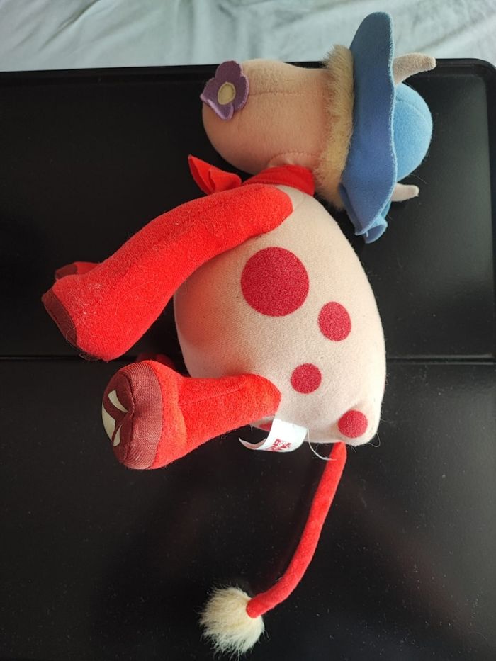 Peluche doudou vache azalée le manège enchanté - photo numéro 3