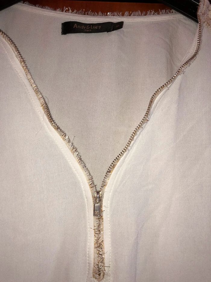 Blouse blanche manches longues 36 - photo numéro 3