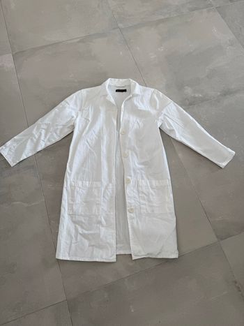 Blouse blanche chimie 10 ans 