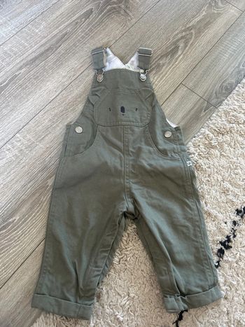 Salopette bébé kaki