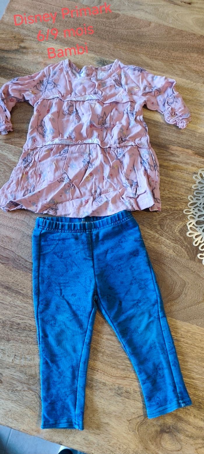 Ensemble 6/9 mois Bambi - photo numéro 2