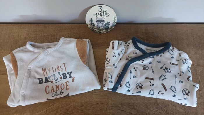 Lot 2 pyjamas orchestra 3 mois
