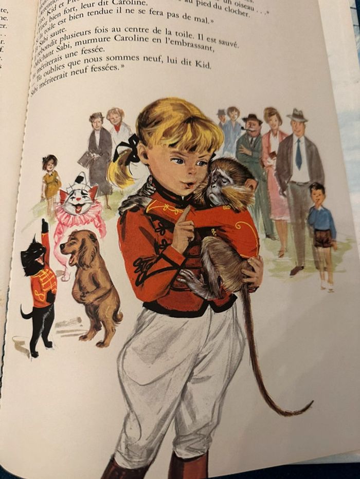 1964 Livre ancien Le cirque Caroline Grands albums Hachette Pierre Probst bd - photo numéro 7