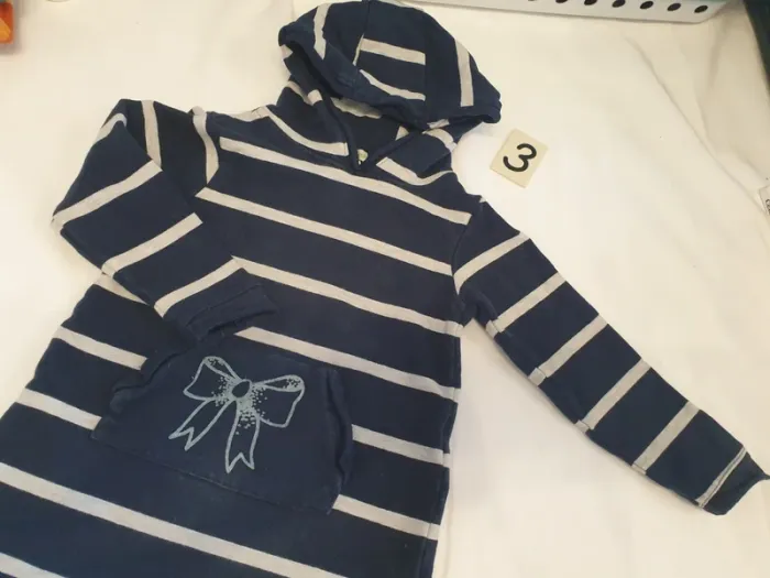 Robe sweat Vertbaudet rayé 3 ans