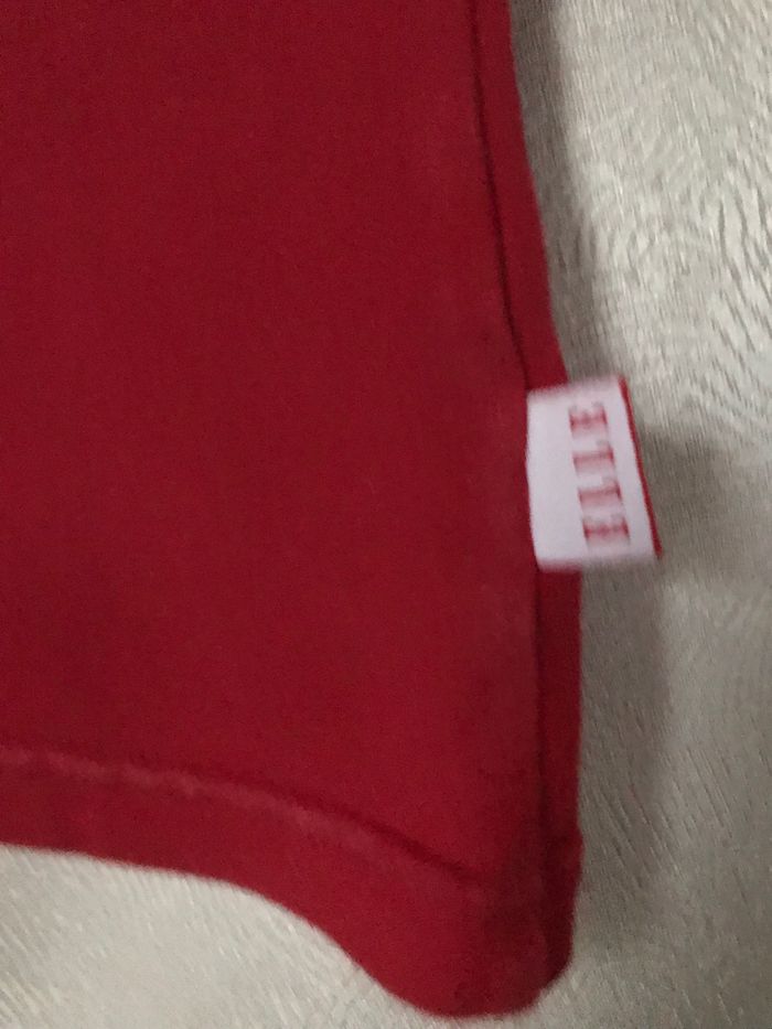 T-shirt rouge et blanc imprimé elle 6 ans ELLE - photo numéro 2