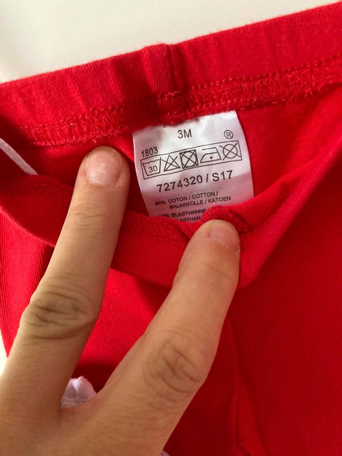 Ensemble leggin court et t-shirt 3 mois - photo numéro 6