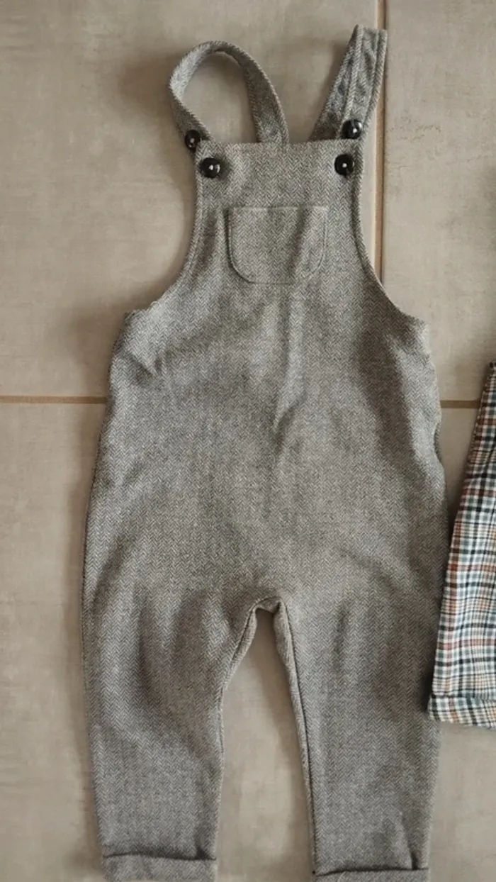 Lot de 2 salopettes garçon 24 mois Kiabi Vertbaudet - photo numéro 6
