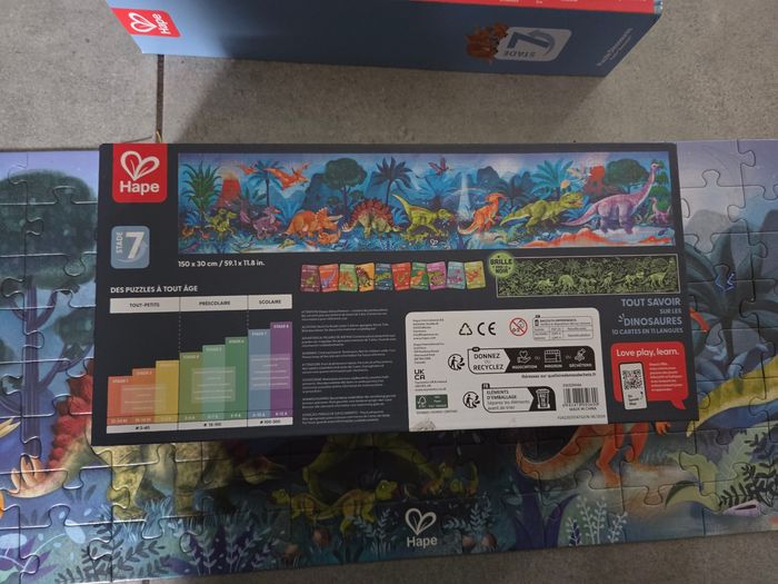 Puzzle hape Dinosaure Phosphorescent - photo numéro 3