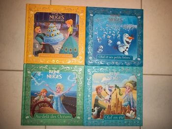 Lot de 4 livres reine des neiges