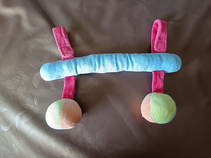 Barre d'Eveil à Suspendre 2 Boules Hochet - photo numéro 2