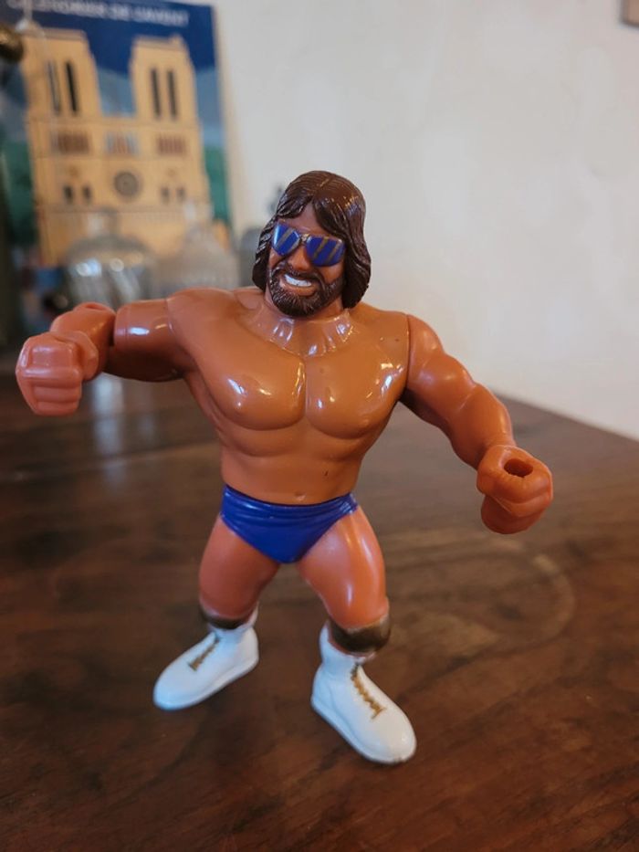 Vends figurine hasbro 1991 wwe titan sports macho king