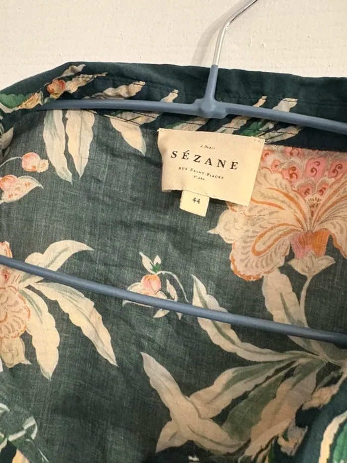 Chemise Sezane pierrot taille 44 - photo numéro 2