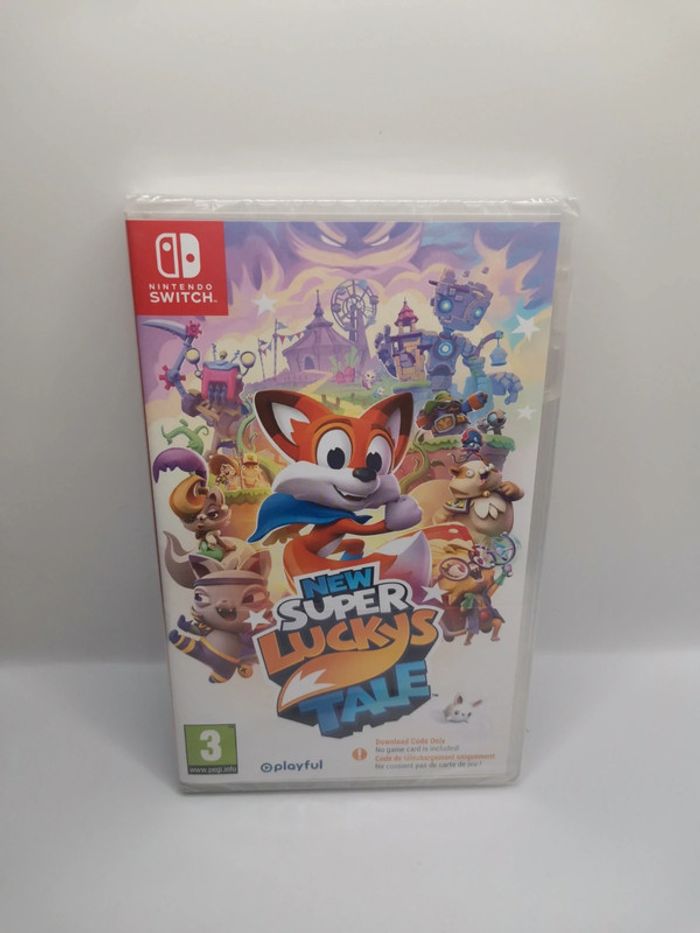 Jeu Nintendo switch new super lucky tale neuf sous blister